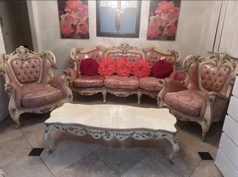 Victorian style living set