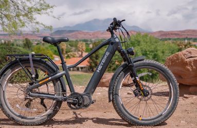 HeyBike Alpha Mid Drive Fat Tire commuter step over 60 mile range 28mph