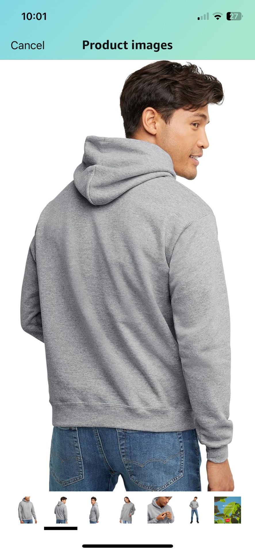 π§₯ Hanes Menβs EcoSmart Fleece Hoodie β Size Large β Brand New! π₯