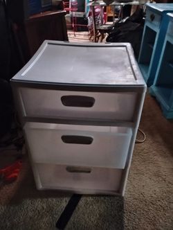 3 Drawer Plastic Storage 