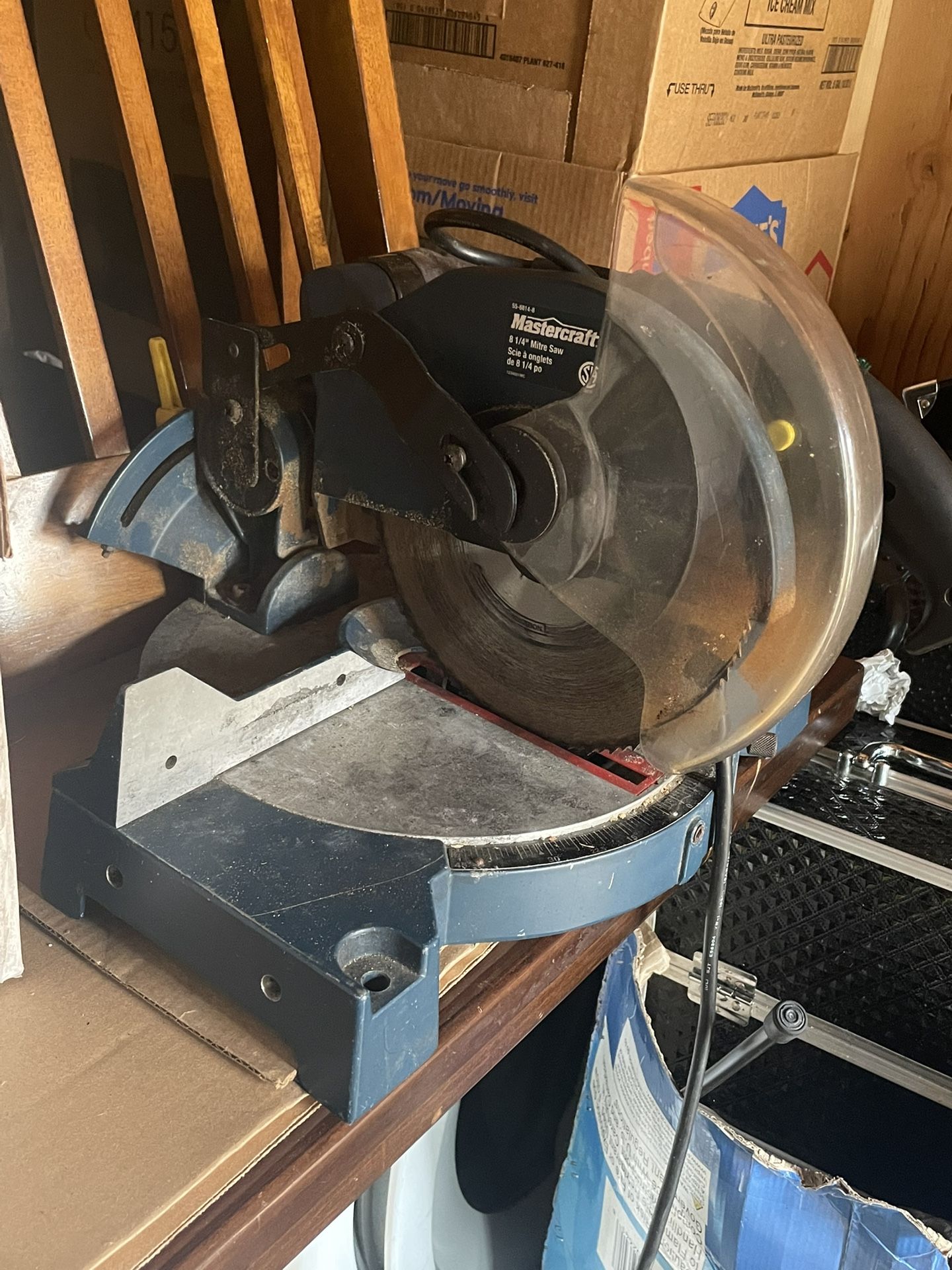🔧 Mastercraft 8¼” Miter Saw – Trade for Cordless Tool (Drill, Sawzall, Jig Saw, etc.)