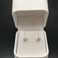 14K Yellow Gold 1.04CTW VS Lab Grown Diamond Earrings
