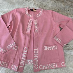 Woman Designer Knit cardigan Light Pink