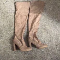 Brown High Heels Boots