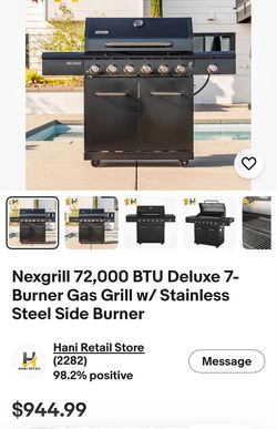 BRAND NEW PROPANE GAS BBQ GRILL SMALL DEN ON SHELF I SHIW IN PHOTOS