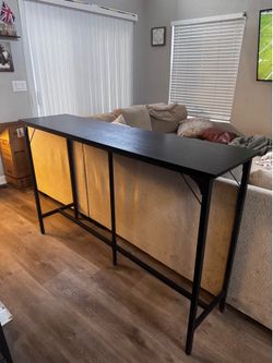 High Top Bar Console Table