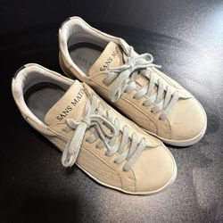 Sans matin Olympus Low Top Sneakers Desert Sand Nubuck Leather tennis shoes 36