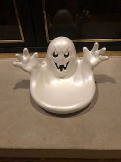 Large ghost candy dish
