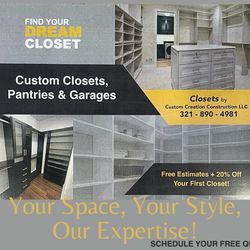 Unlock the Potential of Your Home with Customized Closets, Pantries, and Garages!
