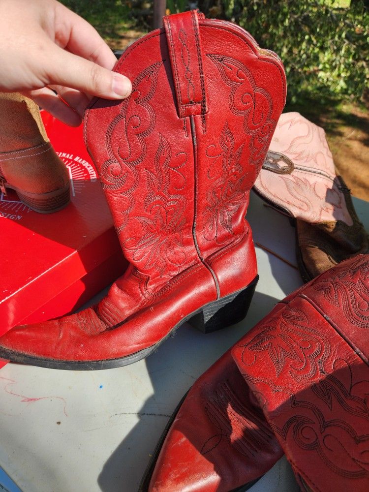 Red Ariat Boots