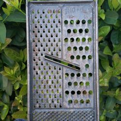 Antique Vintage Primitive ALL in ONE Cheese Grater Shredder Slicer