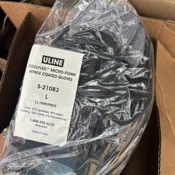 Uline Large grip gloves