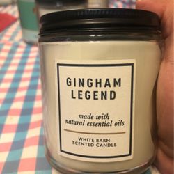 Bath And Body Works Single Wick Candle Gingham Legend 