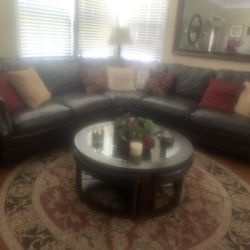 Leather Sectional Sofa