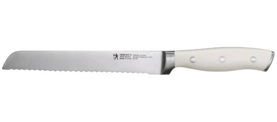 Henckels Forged Accent 8-inch Bread Knife - White Handle