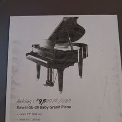 Kawai GE-30 Baby GRAND Piano 