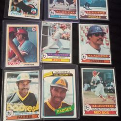14 Vintage Baseball Cards 