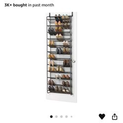 Door Hanging Shoe Rack, 36 Pairs