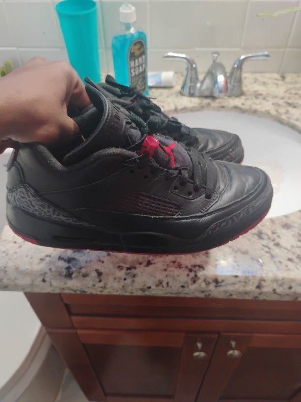 Jordan Spizike Low (Red And Black Colorway) Only 80 Bucks