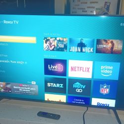 40 Inch Roku TV With Remote 