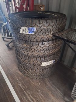 4 New BF Goodrich 37 X 12.5 X 17 All Terrain