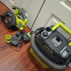 Circular Saw Vaccum 2 Batterys And Charger