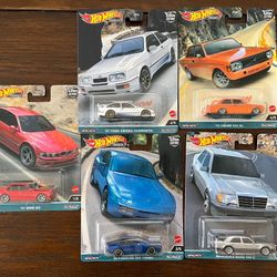 Hot Wheels premium Canyon Warriors complete set of 5
