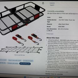 Hitch Mount Cargo Carrier