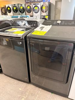 Samsung washer and dryer set gas
