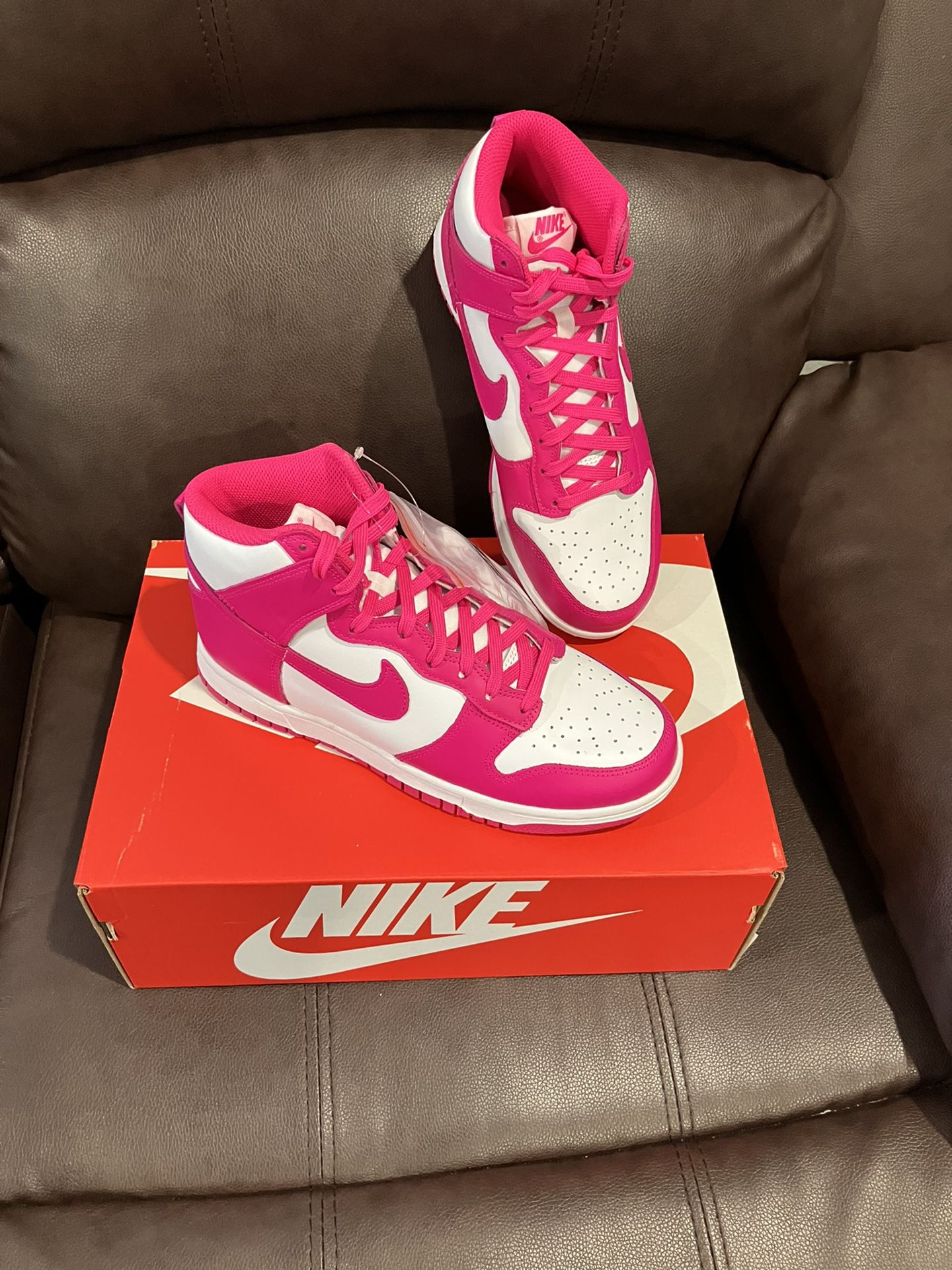 Nike Dunk High Prime Pink Size 8W 6.5Y Gs 
