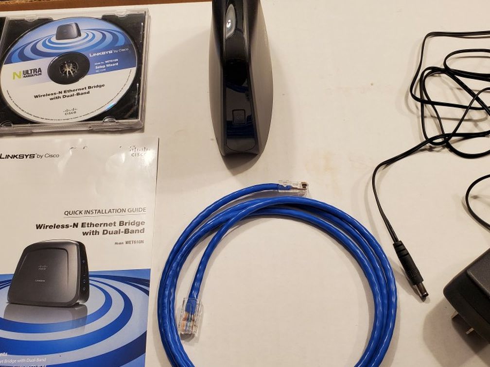 Wireless-N Ethernet Bridge With Dual Band