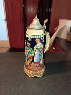 Vintage German mug puter lid... $150 o.b.o