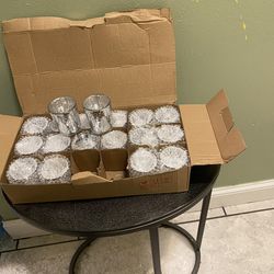 This box contains Volens brand votive candle holders, which are commonly used for decorative purposes like weddings and parties.