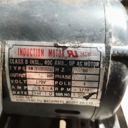 Inducing Motor Craftman E83241