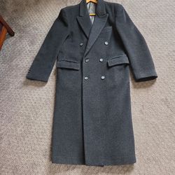 Men's Wool And Cashmere Dress Coat