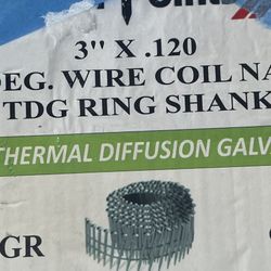 3 inch Ringshank Coil Nails Galvanized