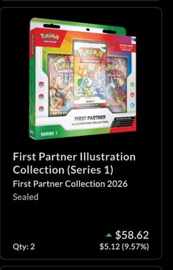 Pokemon First Partner Illustration Sealed