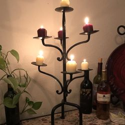 Wrought Iron Candelabra 