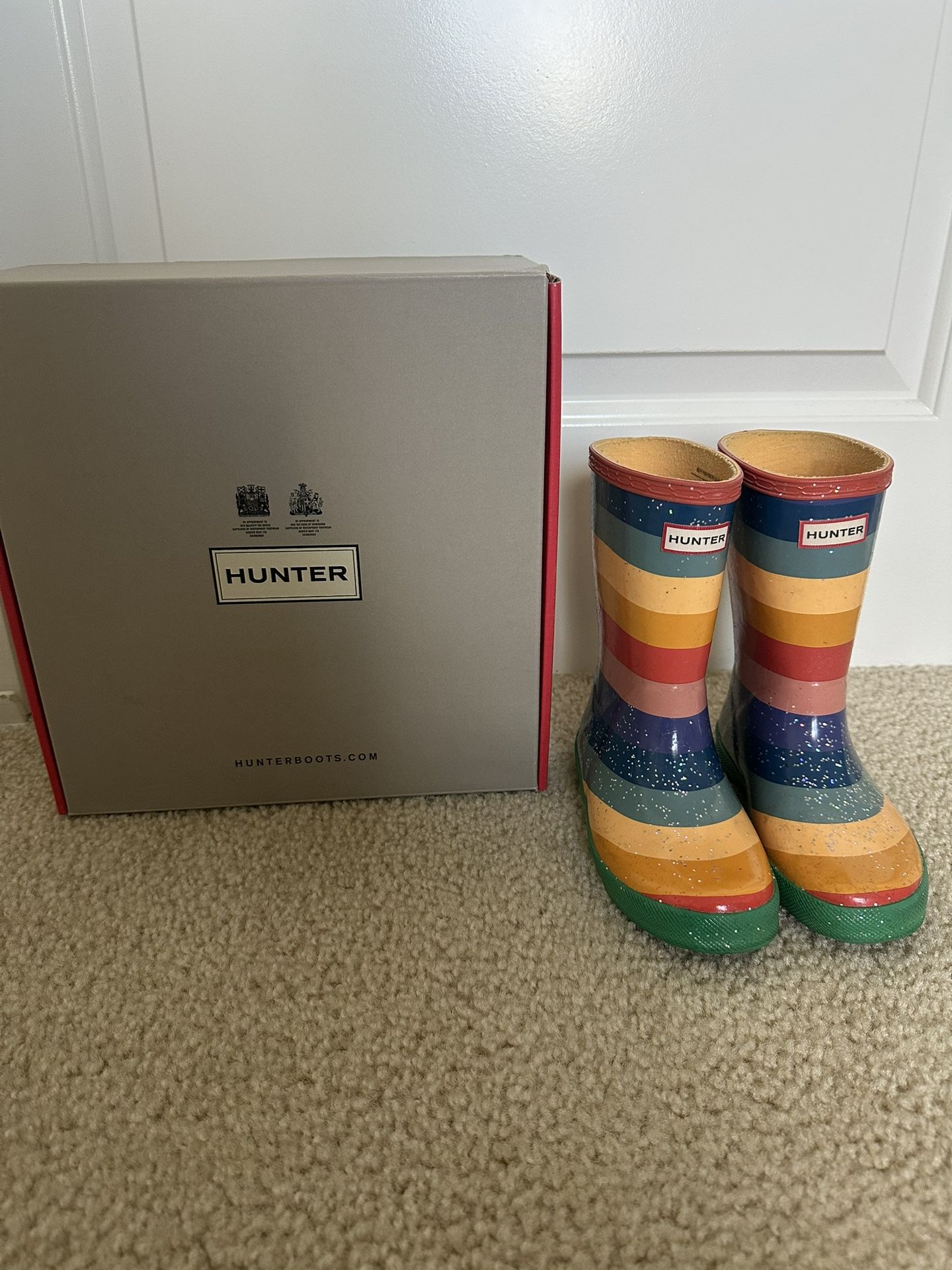 Kids Hunter Boots Size 12 Rain Boots