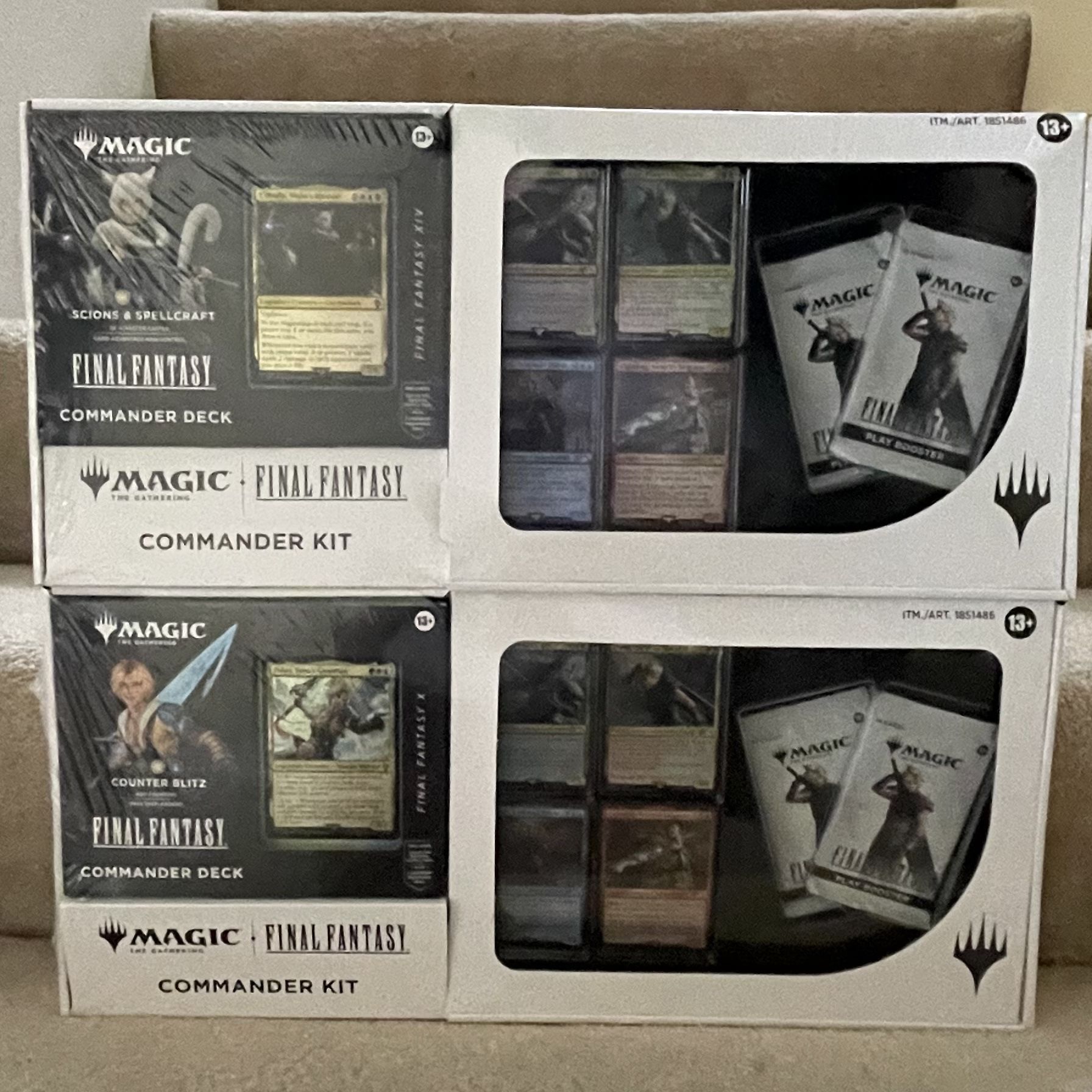 Magic the Gathering Final Fantasy Deluxe Commander Kit
