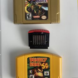 N64 Donkey Kong 64 + Zelda Majoras Mask + Expansion Pack 