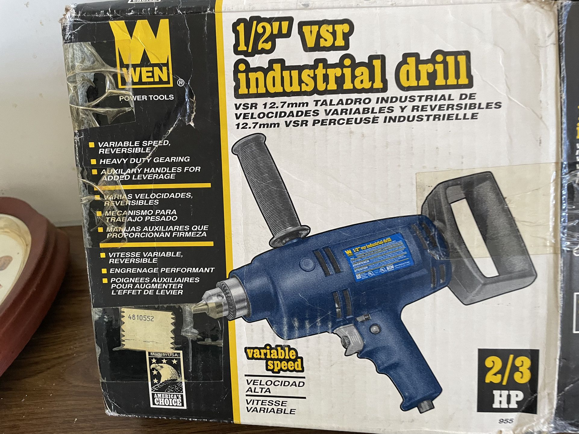 Wen 1/2” Industrial Drill