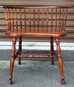 Antique Low-Back Windsor Armchair.