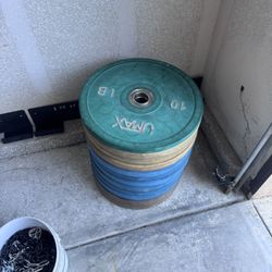 Olympic, Lifting And Weightlifting, Rubber Weights