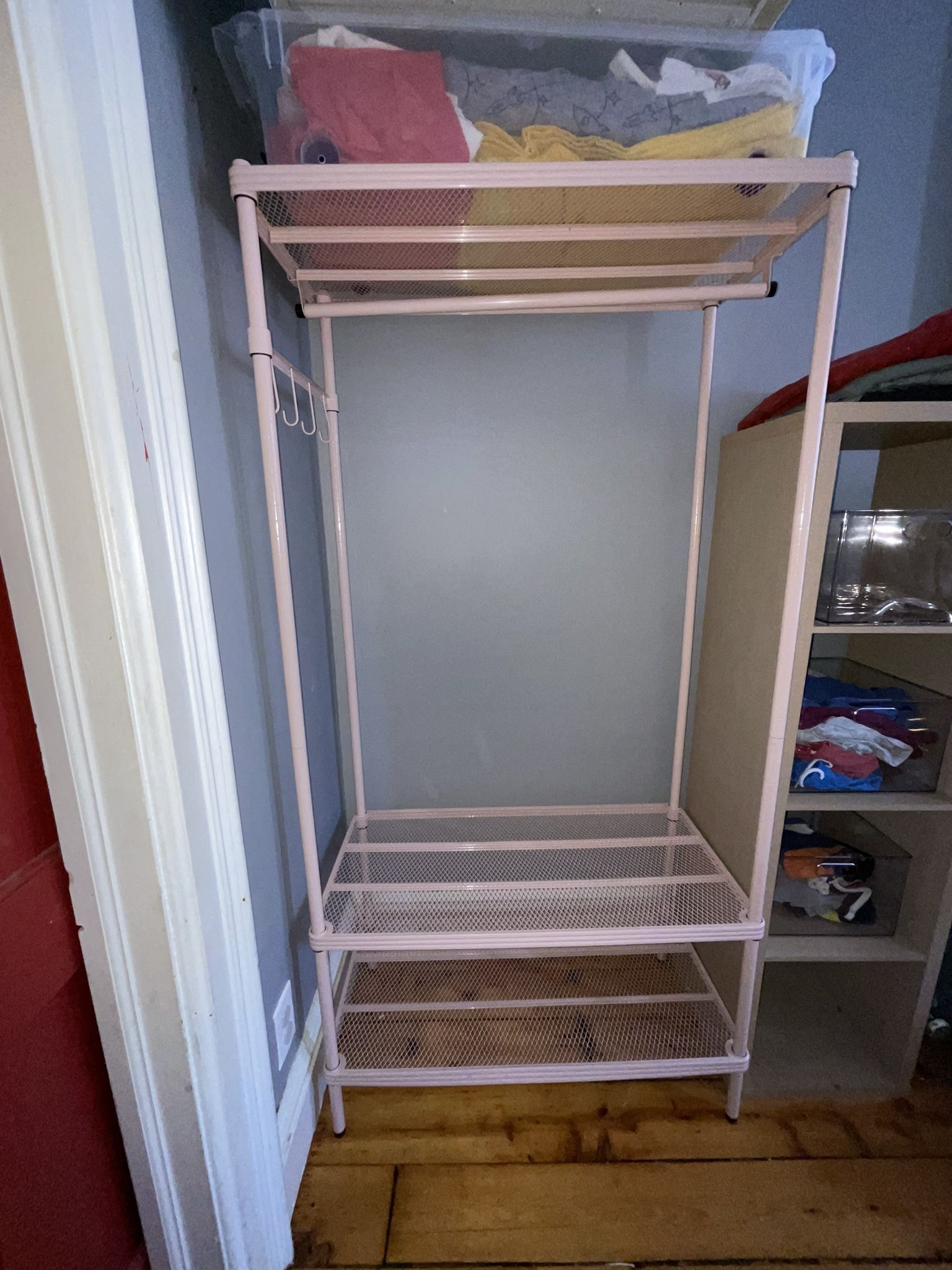 Pink Portable Closet