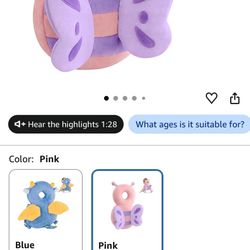 Baby Head Protector For Baby Butterfly Design