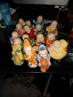 Monk Rosin Figurines Shaolin Kung Fu Statues ZXK00
