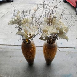 Dos Floreros Grandes Los Dos Por 35