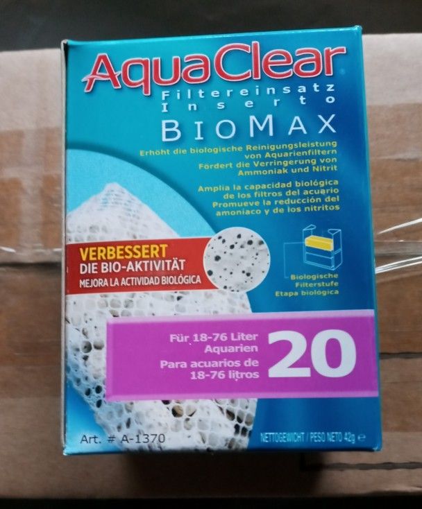 BioMax Filter Media for Aquaclear 20 Power Filters