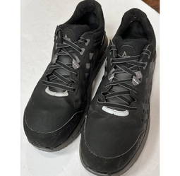 Ace 73000 Men's Black Gray Phantom Aluminum Toe Slip Resistant Shoes Size 9.5
